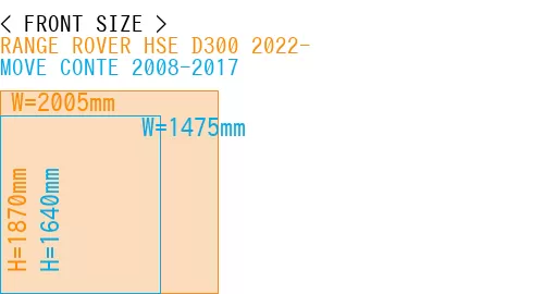 #RANGE ROVER HSE D300 2022- + MOVE CONTE 2008-2017